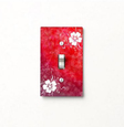 Rock-Me-Red switch plate